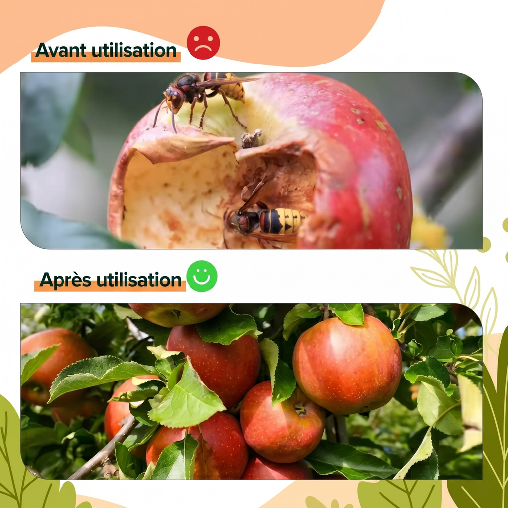 Bouclier Guêpes Sculpya™ — Piège Anti-Guêpes & Frelons Réutilisable