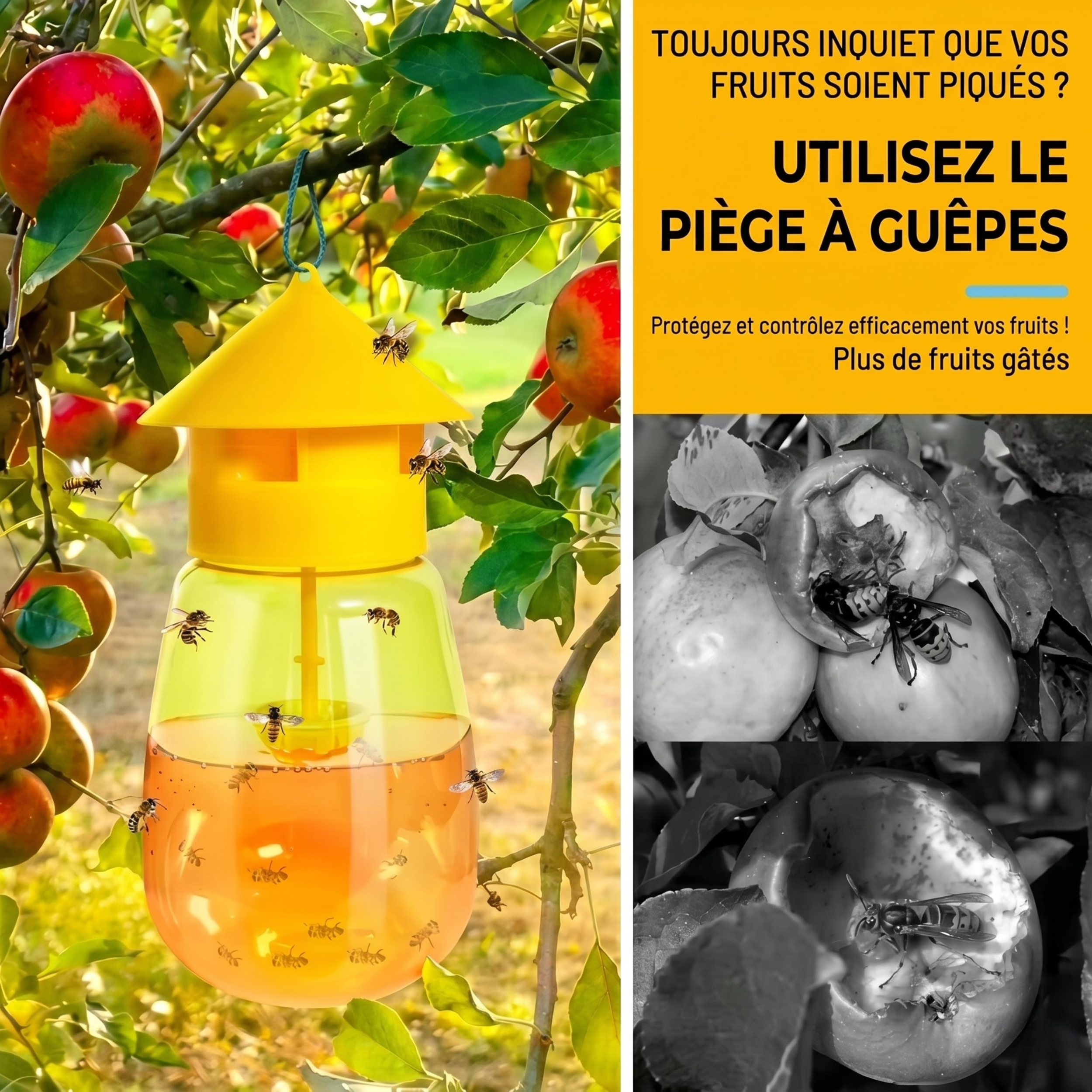 Piège à mouches de fruits Sculypa™